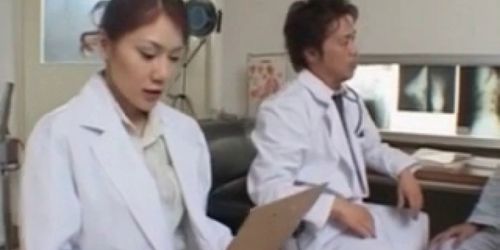 Uncensored Japanese teen fucked in doctors office