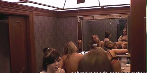 crazy naked party girls dancing behind the scenes video