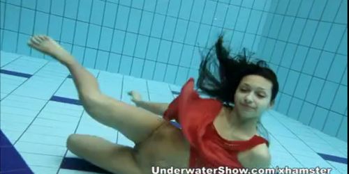 Anna - nude swimming underwater