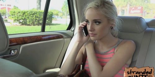 Beautiful blonde Naomi had a phone sex