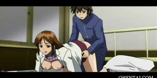 Hentai school girl pussy vibed upskirt