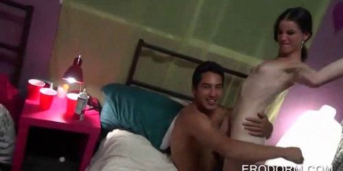 College hotties serving loaded shafts in orgy