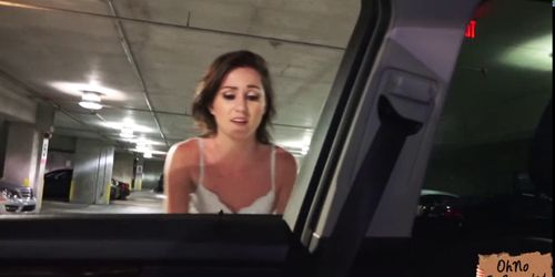 BSmall tits Renee gets rescued by a cute stranger then 