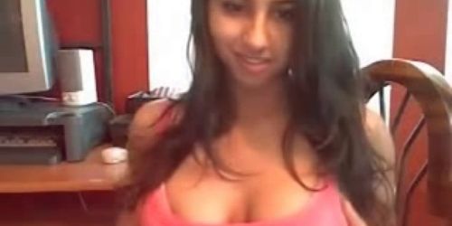 Indian teen in net room