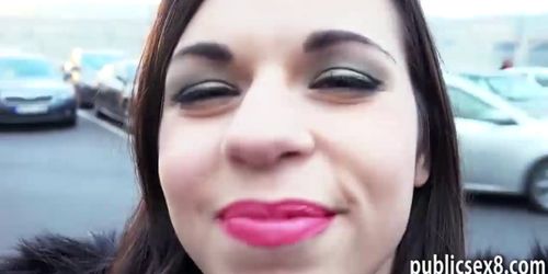 Sexy amateur Czech babe gets her twat banged for some m