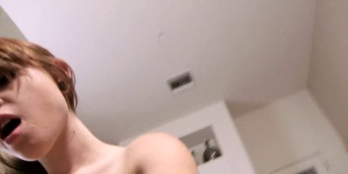 Teen seduces a guy on camera