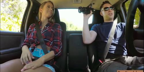 Jill Kassidy hitchhikes and banged hard at the back