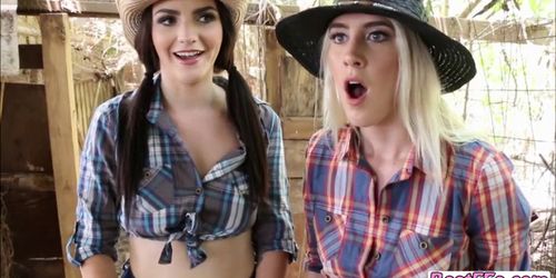 Teen cutie Farmers party fucking hard