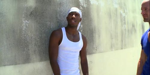 Black and white gay sex