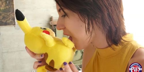 Picachu fucked her lady friend hard