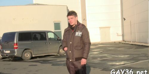 Tight gay anal is fucked