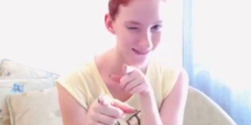 Massive Titty Redhead Cosplay On Webcam