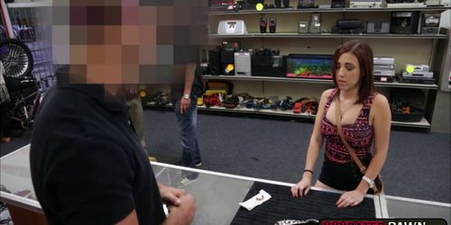 A hardcore fuck in the pawnshop with naughty pawnman