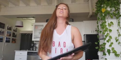 Maddy O Reilly got her asshole screwed by her brother