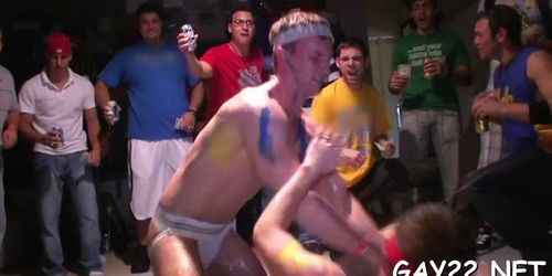 Sucking his thick  cock