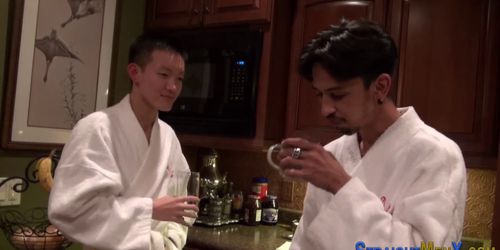 Twink bangs straighty