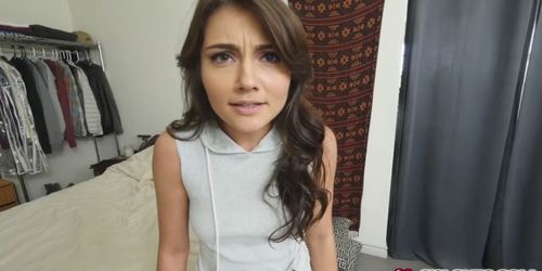 Adria Rae making her man satisfy by fucking juicy cunt