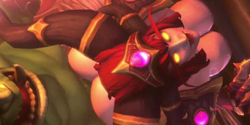 Big tits Alexstrasza gets fucked hard by big dick