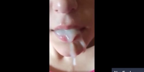 Girlfriend POV Cum In Mouth Compilation part3