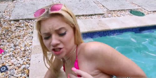 Hot blonde teen sucks Summer Seduction