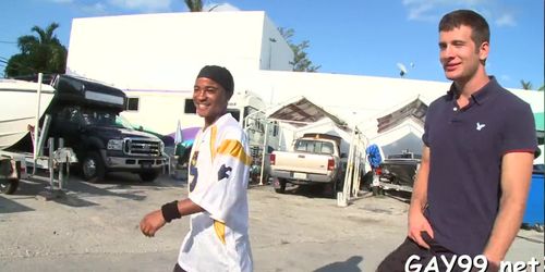 Gay sucks two big rods