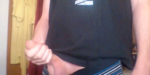 German Amateur Guy Quick Jerk Session With Cum