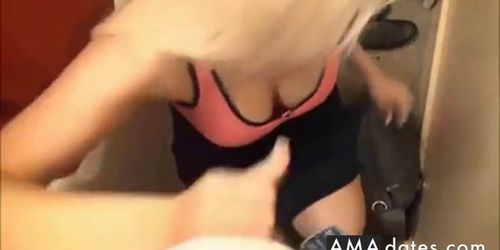 Blowjob On Ladies Dressing Room