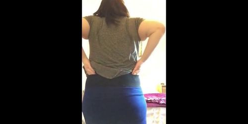 BBW Girl Show Her Ass and Pussy