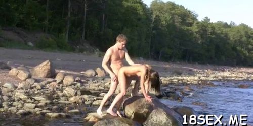 Rod riding makes staggering stonell cum