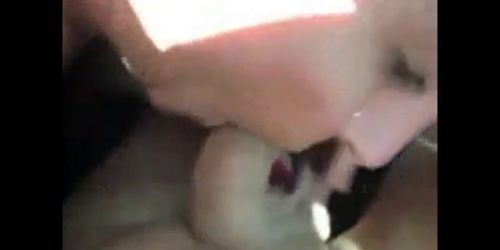 Mature sucking cock in the bus