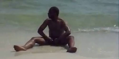 jerking off at the beach