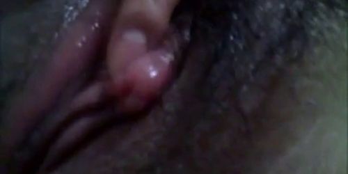 my asian hairy pussy clit massage3