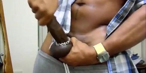 Black Daddy Busts a Nut  Jerk Off  Cum 