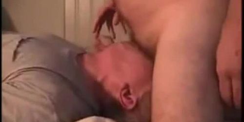 Deepthroat and cumming on face and fronse