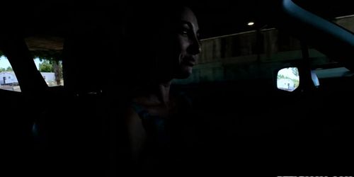 Artemisia Love blowjob session inside the car