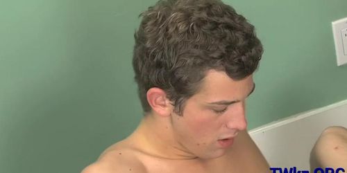 School boy rides his friend