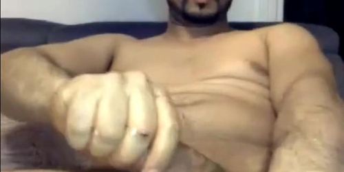 Gorgeous Str8 French Arab Guy cums on cam 28