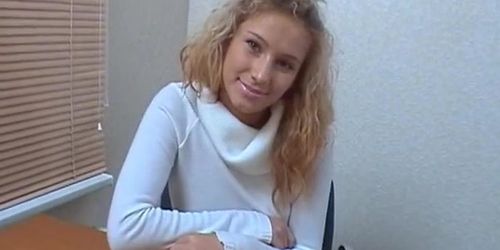 Foxy blonde bombshell brook fucked on cam