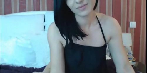 busty teen playing on webcam