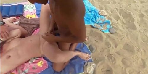 fucked by voyeur at beach