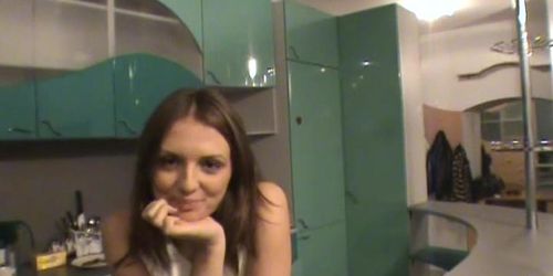 Succulent brunette floozy fucked properly