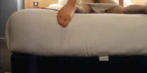 Hotel bed pillow hump