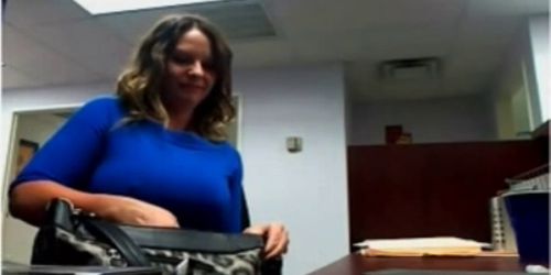 MILF Having Fun At The Office