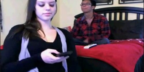 Teen Strips In Front Of Her Boyfriend