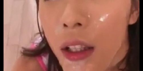 Cum Dumped On A Pretty Asian