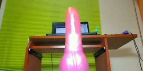 no sound-Sexy Latina toys her tight asshole