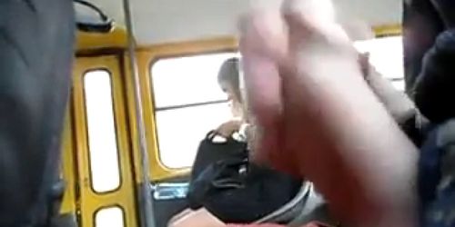 Flashing My Cock On The Bus