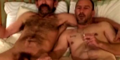 Bluecollar gays share a smoke after anal