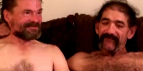 Old mature straight dilfs touching cock