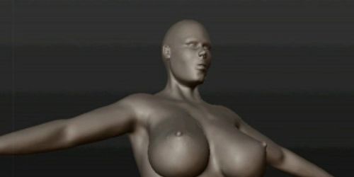 big ass and tits in 3D